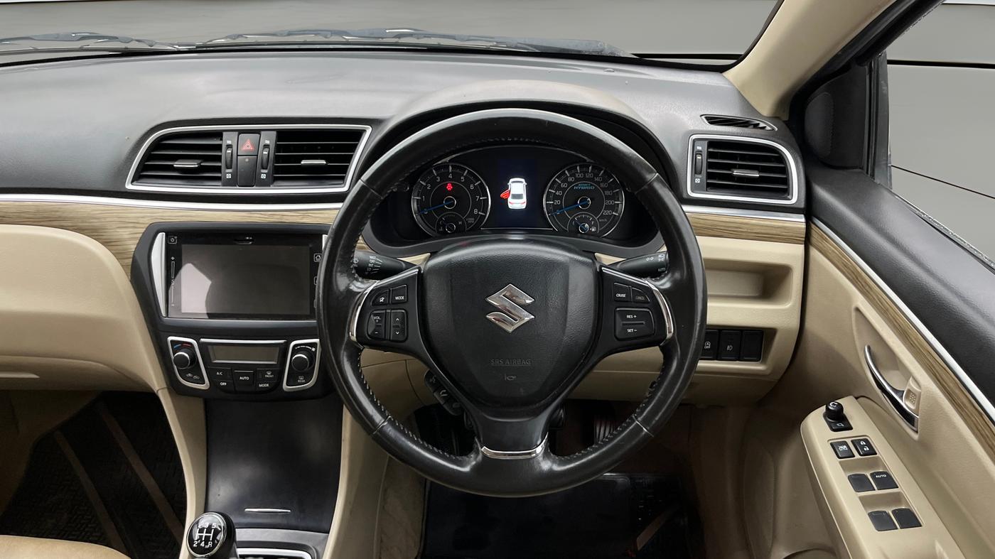 2019 Maruti Ciaz ALPHA 1.5 SHVS PETROL, Petrol, Manual, 87,857 km, Steering Wheel Close Up