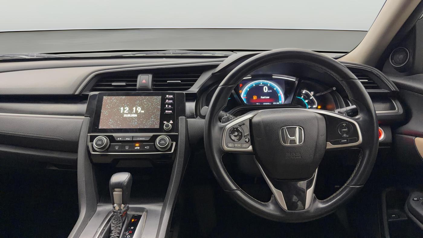 2019 Honda Civic 1.8L I-VTEC VX CVT, Petrol, Automatic, 72,924 km, Steering Wheel Close Up