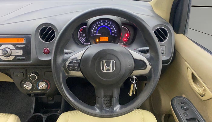 2015 Honda Amaze 1.2L I-VTEC S, Petrol, Manual, 50,278 km, Steering Wheel Close Up