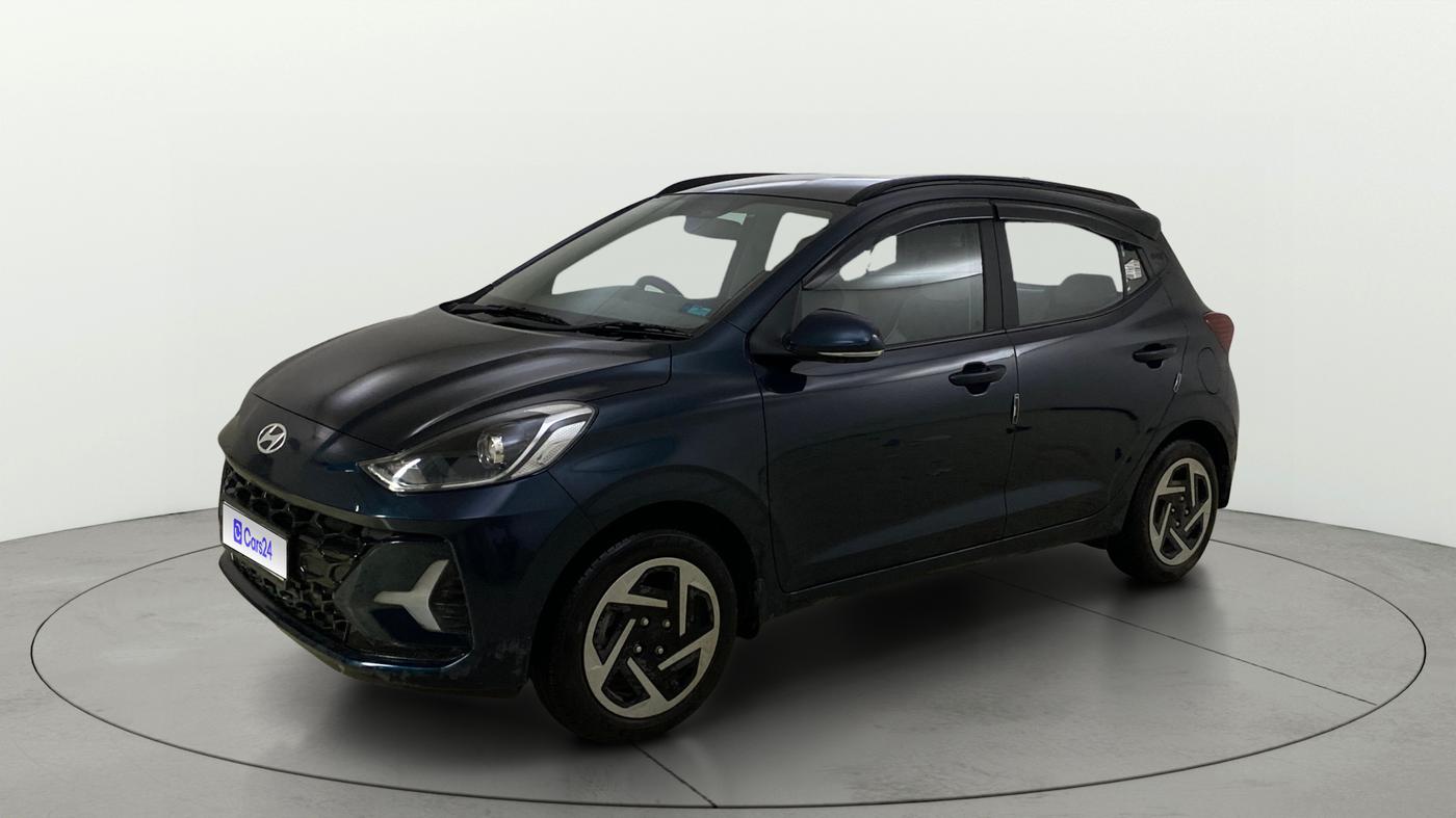 2025 Hyundai GRAND I10 NIOS SPORTZ AMT 1.2 KAPPA VTVT, Petrol, Automatic, 3,196 km, Left Front Diagonal