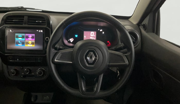 2020 Renault Kwid RXT 1.0 AMT (O), Petrol, Automatic, 19,273 km, Steering Wheel Close Up