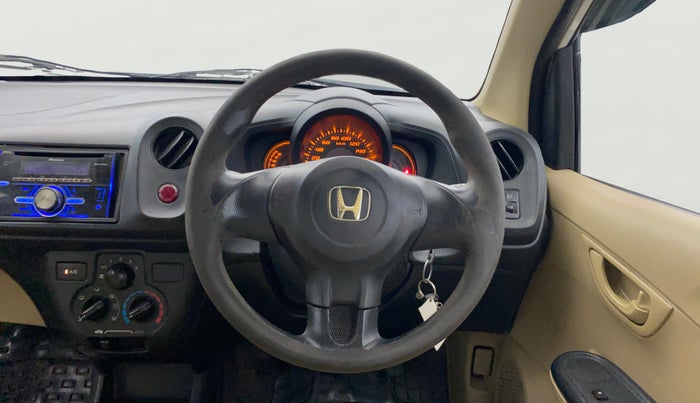 2014 Honda Amaze 1.2L I-VTEC E, Petrol, Manual, 82,320 km, Steering Wheel Close Up