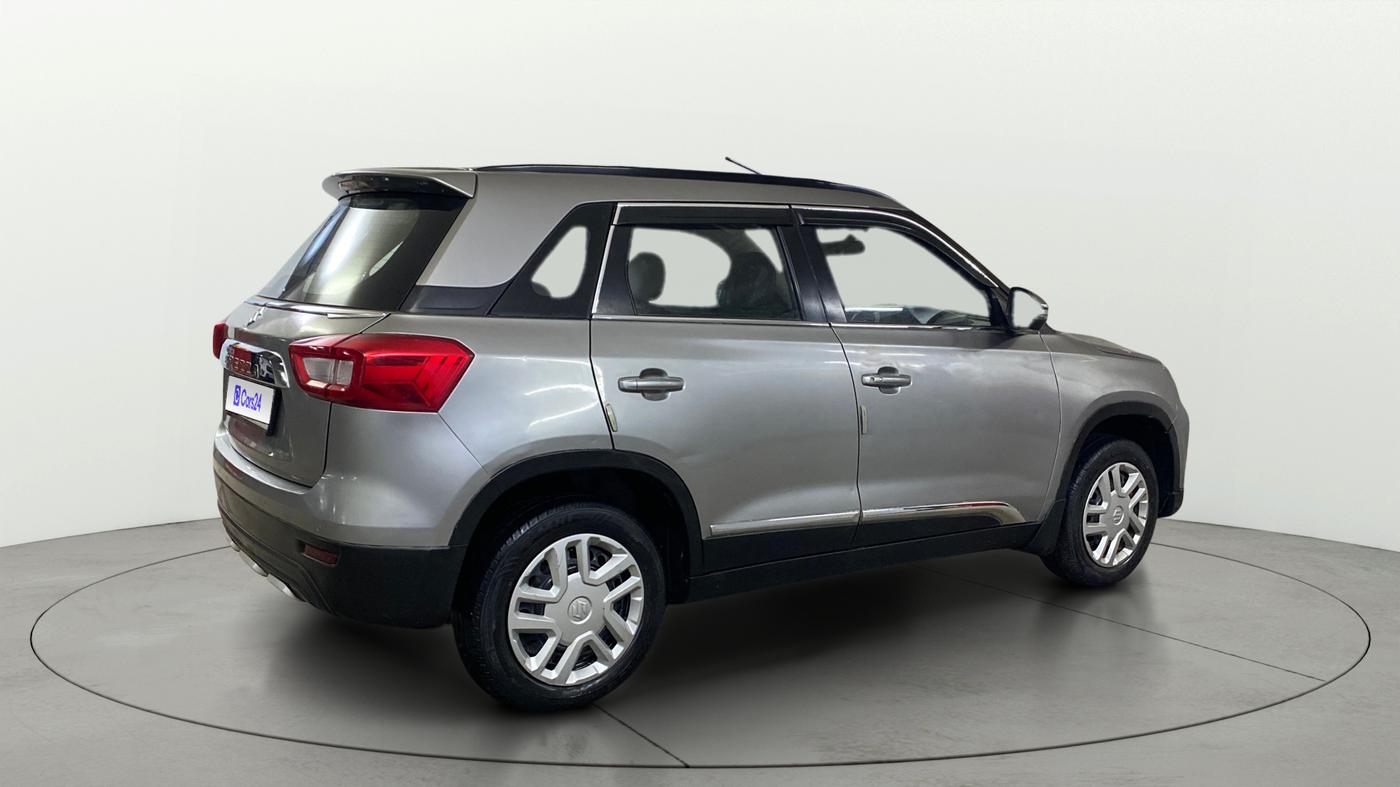 2021 Maruti Vitara Brezza VXI, CNG, Manual, 57,443 km, Right Back Diagonal