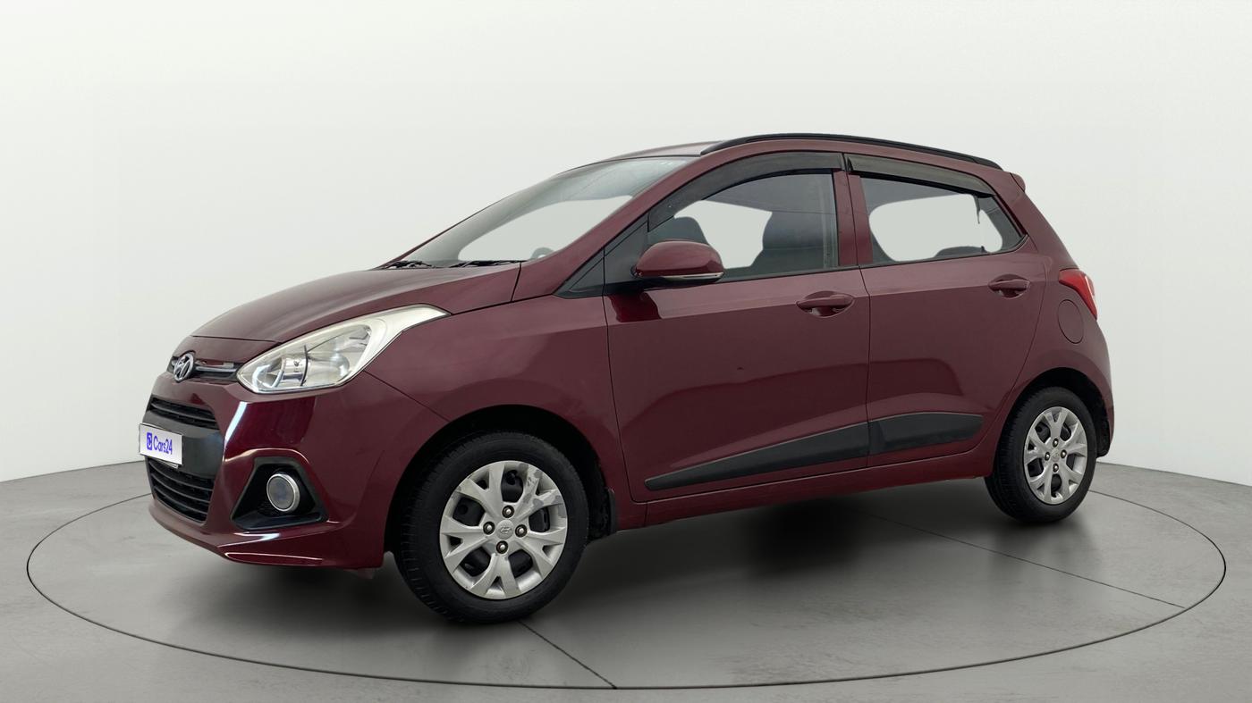 2016 Hyundai Grand i10 SPORTZ 1.2 KAPPA VTVT, Petrol, Manual, 57,589 km, Left Front Diagonal