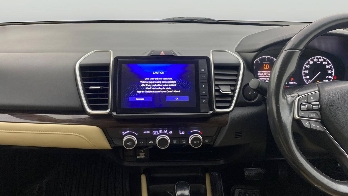 2021 Honda City 1.5L I-VTEC ZX CVT, Petrol, Automatic, 1,05,549 km, Air Conditioner