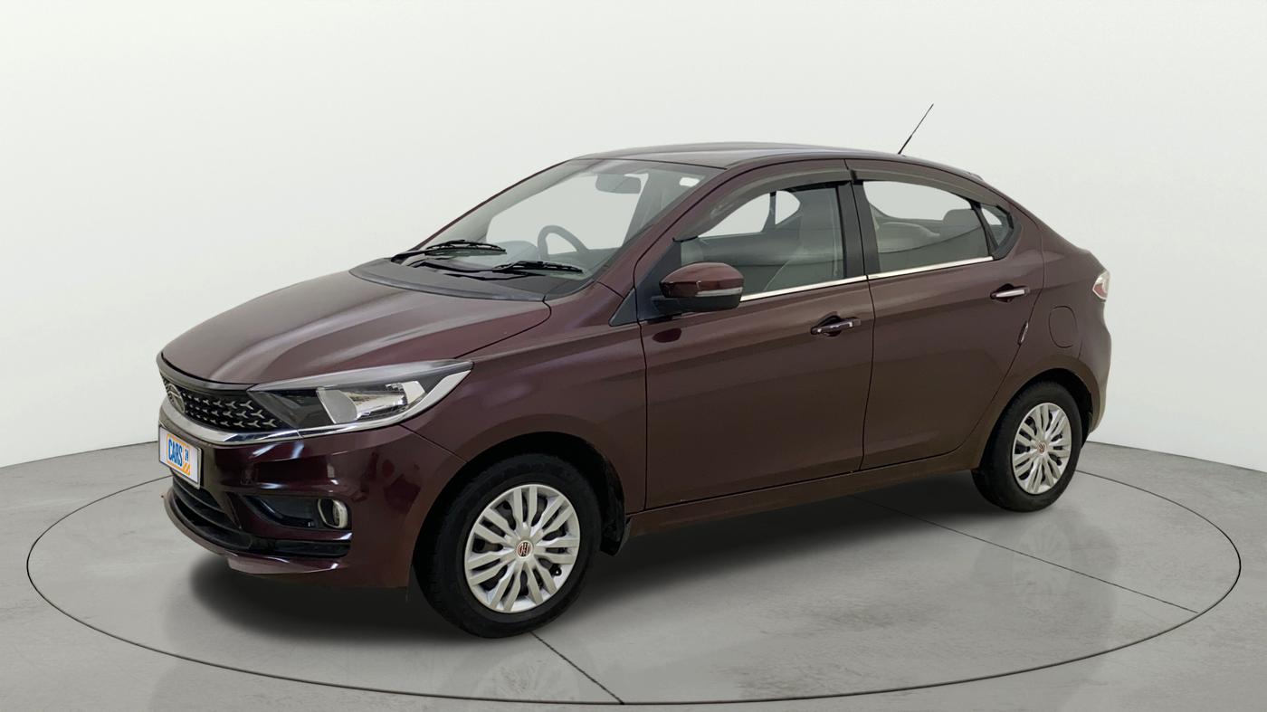 2020 Tata TIGOR XZ PETROL, CNG, Manual, 51,384 km, Left Front Diagonal