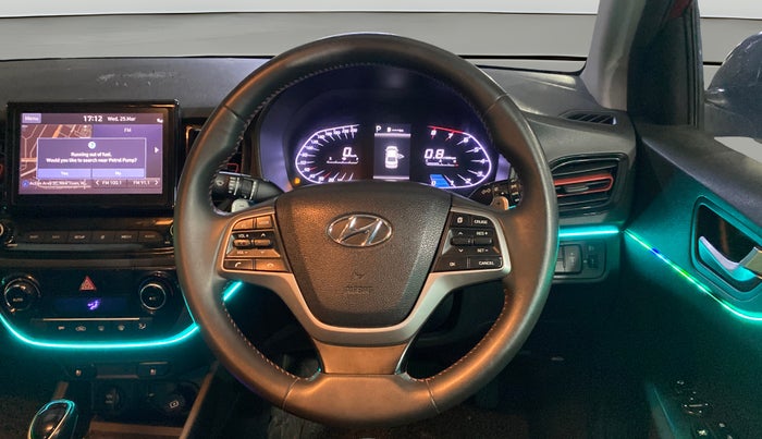 2020 Hyundai Verna SX (O) 1.0 TURBO DCT, Petrol, Automatic, 37,378 km, Steering Wheel Close Up