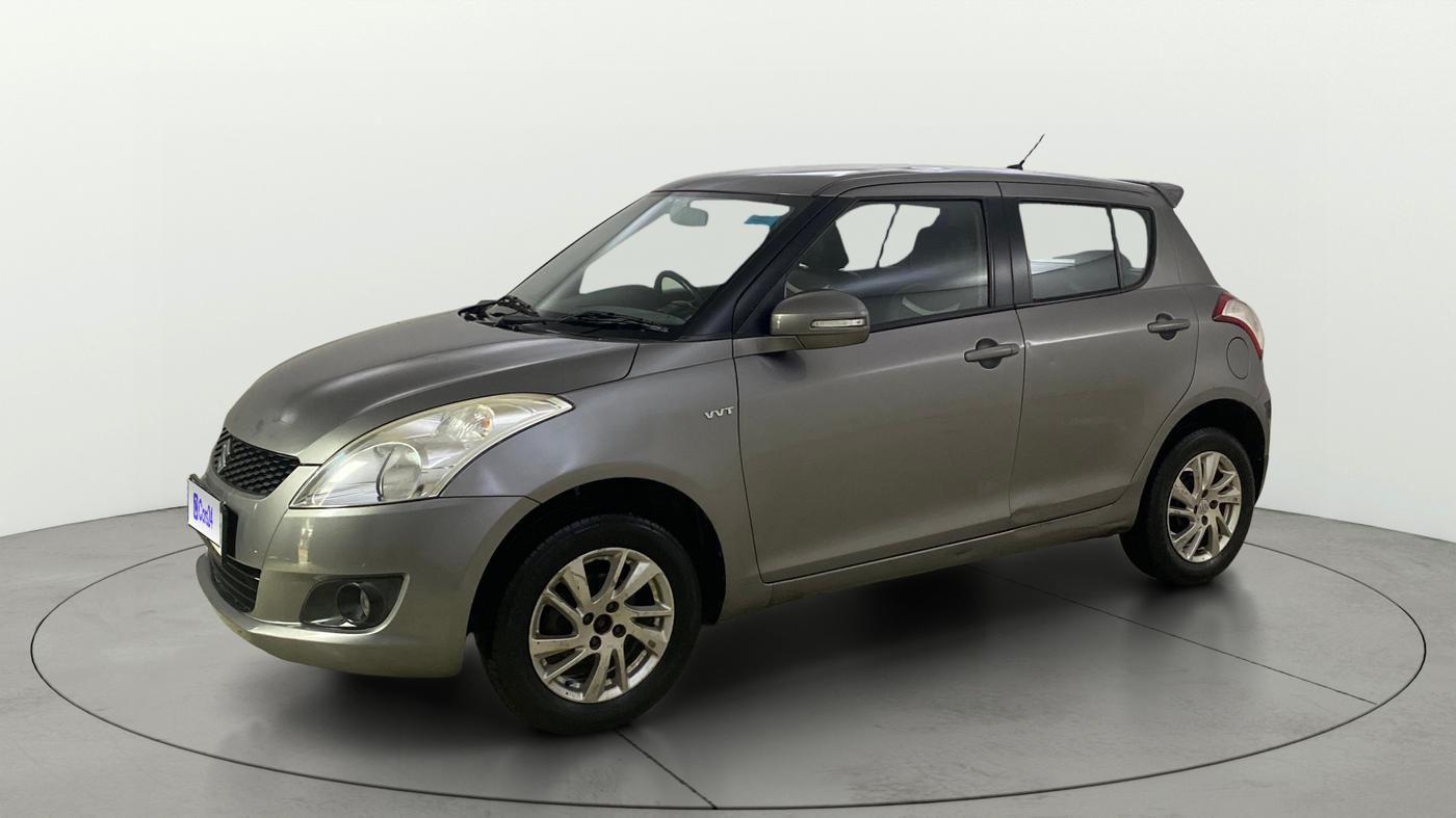 2014 Maruti Swift ZXI, Petrol, Manual, 76,106 km, Left Front Diagonal