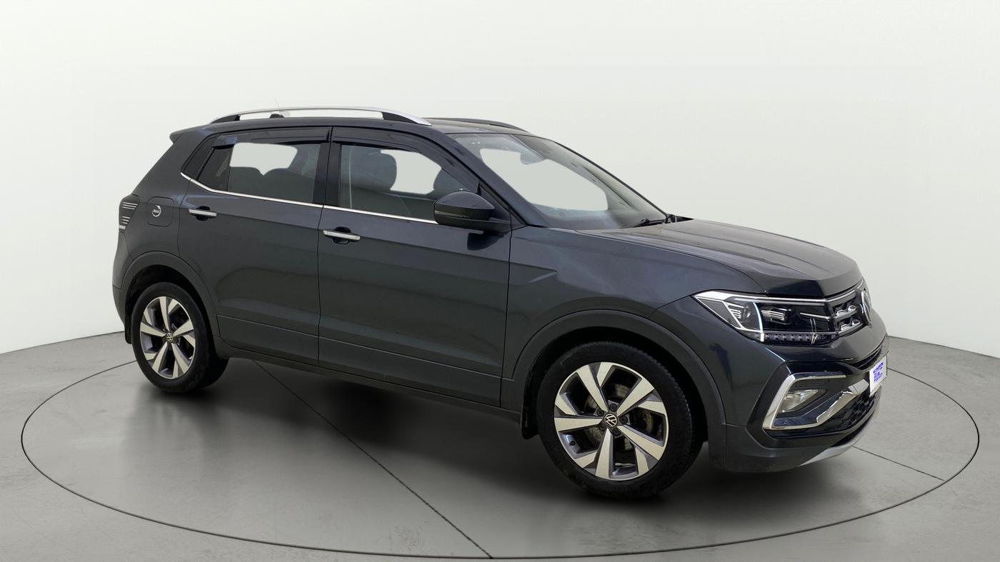 2022 Volkswagen TAIGUN TOPLINE 1.0 TSI MT, Petrol, Manual, 1,00,095 km, SRP