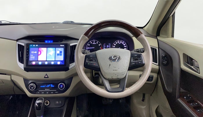2016 Hyundai Creta SX PLUS AT 1.6 PETROL, Petrol, Automatic, 76,045 km, Steering Wheel Close Up