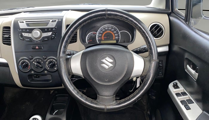2014 Maruti Wagon R 1.0 VXI, Petrol, Manual, 82,603 km, Steering Wheel Close Up