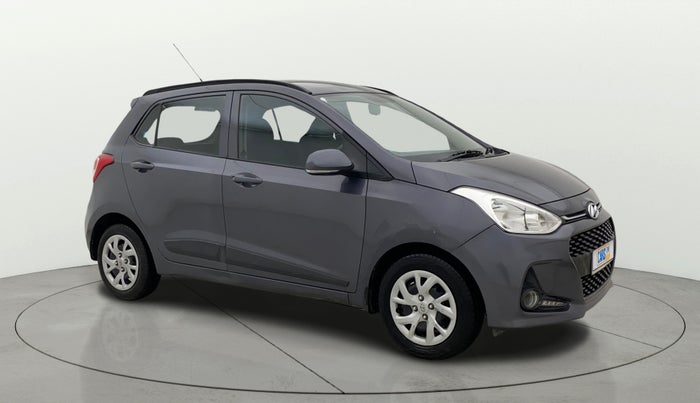 2017 Hyundai Grand i10 SPORTZ (O) 1.2 KAPPA VTVT, Petrol, Manual, 35,960 km, Right Front Diagonal