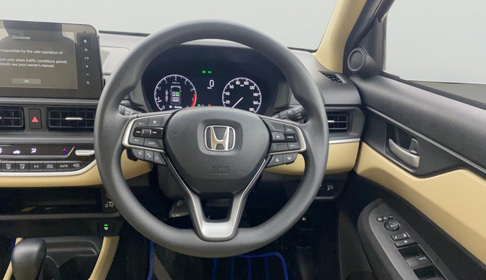 2024 Honda Amaze ZX 1.2 Petrol CVT, Petrol, Automatic, 3,378 km, Steering Wheel Close Up