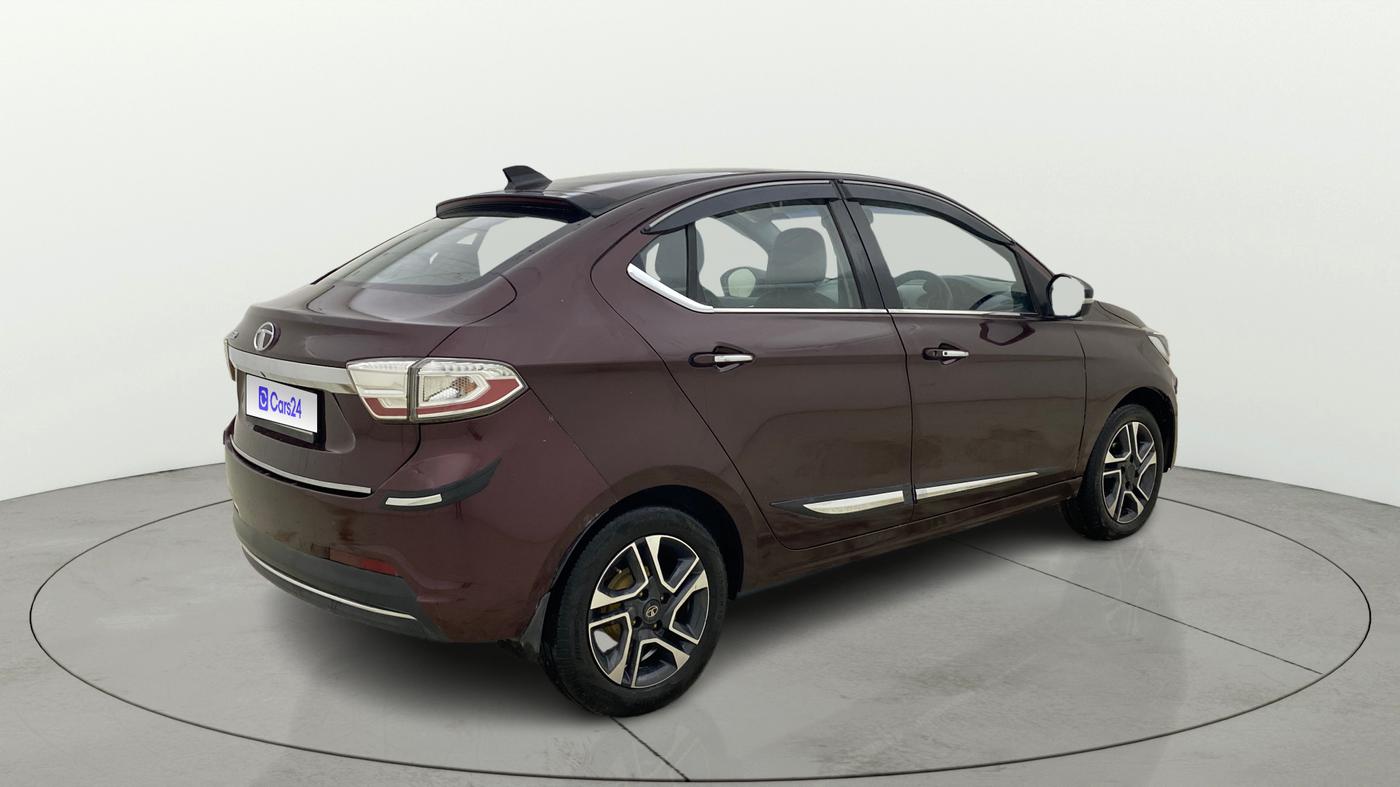 2021 Tata TIGOR XZ PLUS PETROL, CNG, Manual, 1,04,604 km, Right Back Diagonal