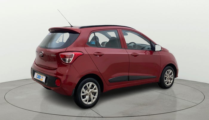 2018 Hyundai Grand i10 SPORTZ 1.2 KAPPA VTVT, Petrol, Manual, 66,358 km, Right Back Diagonal