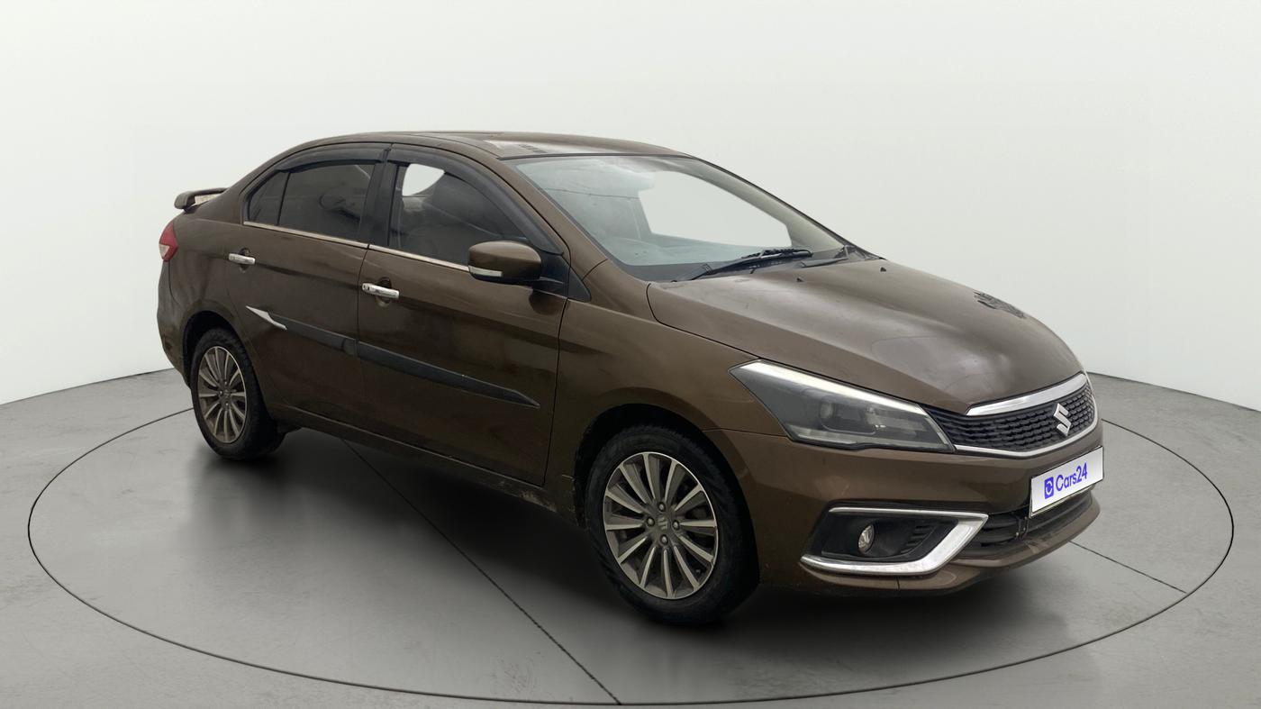 2018 Maruti Ciaz ALPHA 1.5 SHVS PETROL, Petrol, Manual, 63,494 km, Right Front Diagonal