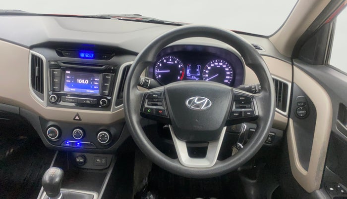 2017 Hyundai Creta E PLUS 1.6 PETROL, Petrol, Manual, 74,816 km, Steering Wheel Close Up