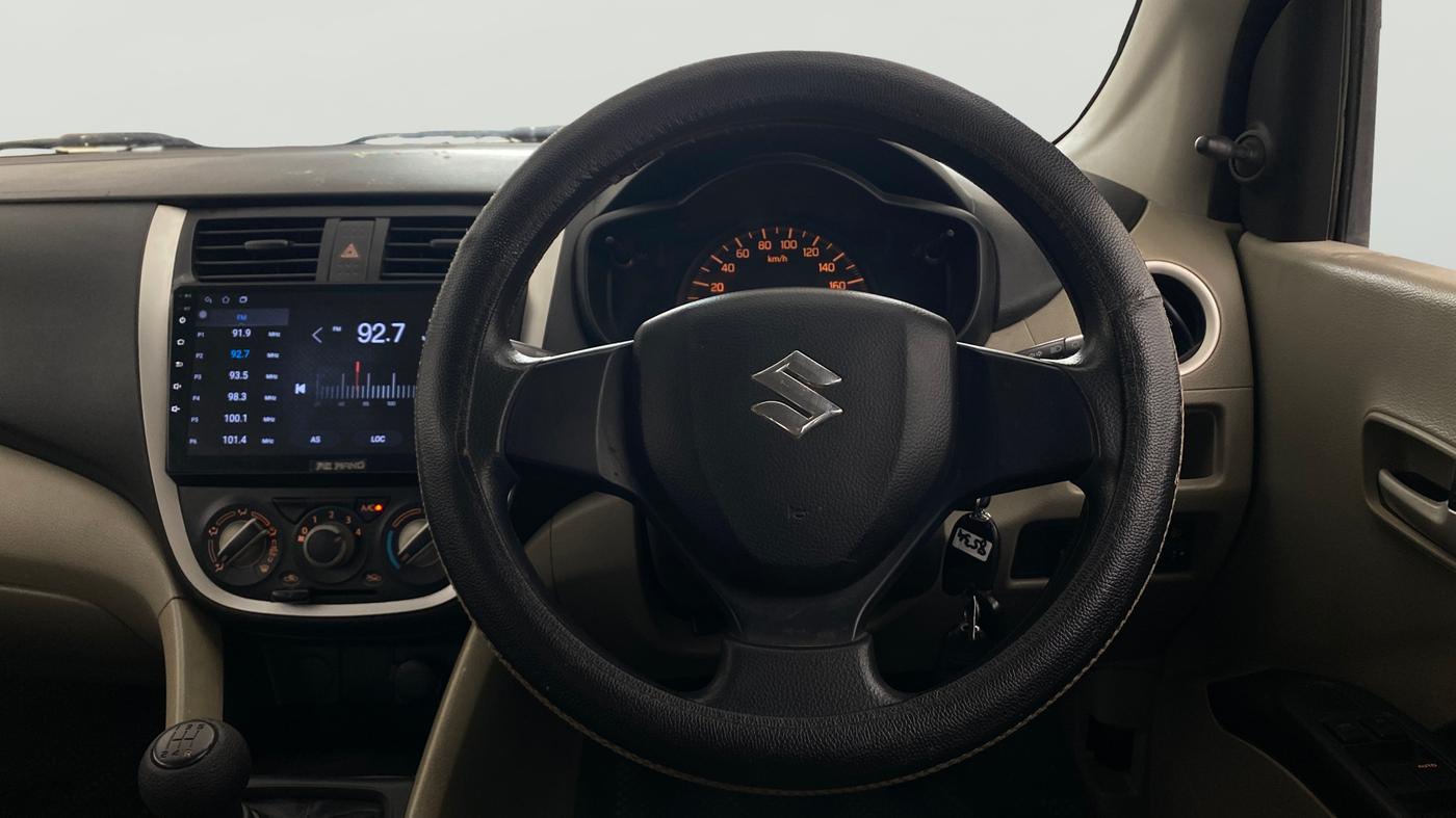 2014 Maruti Celerio VXI, Petrol, Manual, 66,421 km, Steering Wheel Close Up