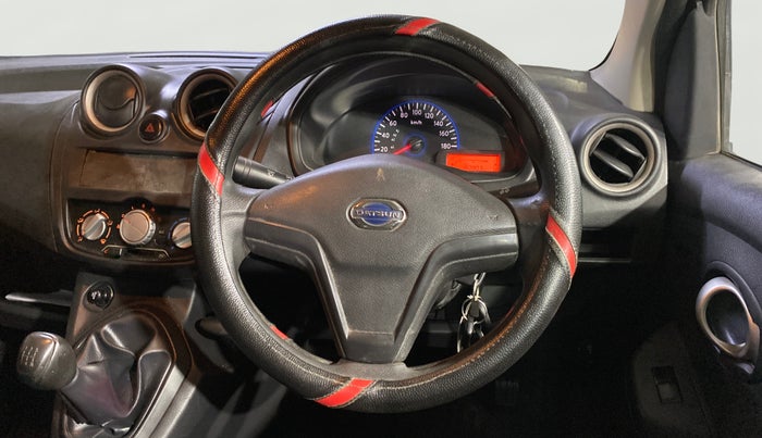 2018 Datsun Go Plus T, Petrol, Manual, 80,776 km, Steering Wheel Close Up