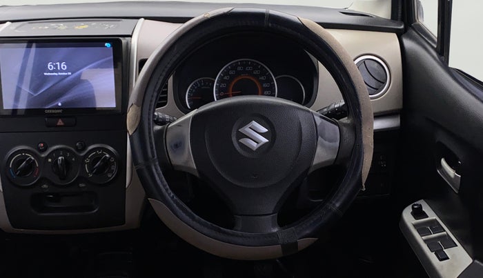 2013 Maruti Wagon R 1.0 VXI, Petrol, Manual, 71,782 km, Steering Wheel Close Up
