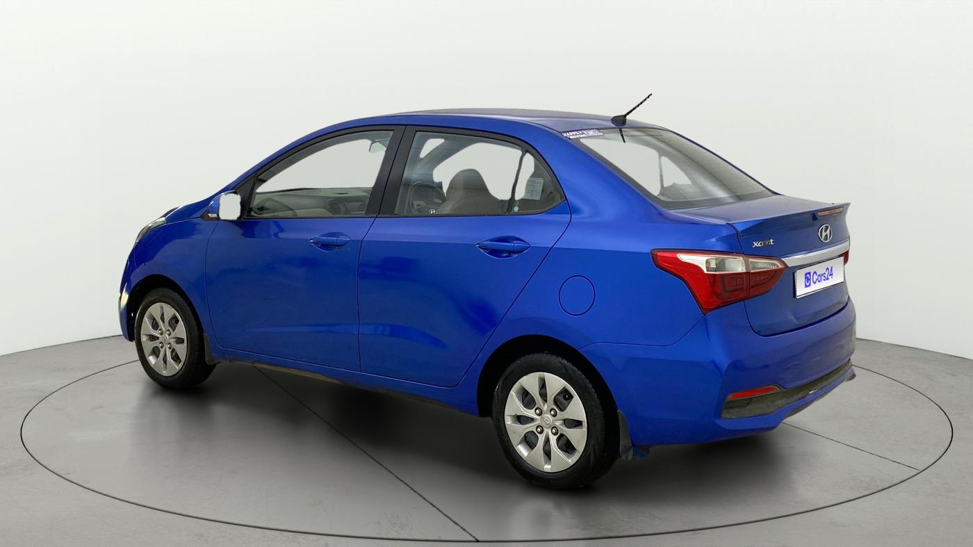 2018 Hyundai Xcent S AT 1.2, Petrol, Automatic, 49,044 km, Left Back Diagonal