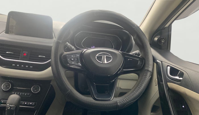 2022 Tata NEXON XZA PLUS DIESEL, Diesel, Automatic, 1,01,841 km, Steering Wheel Close Up