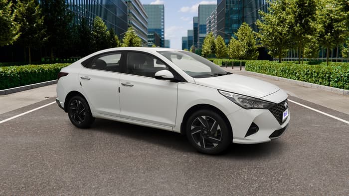 2021 Hyundai Verna SX (O) 1.5 VTVT IVT, Petrol, Automatic, 33,414 km, Right Front Diagonal