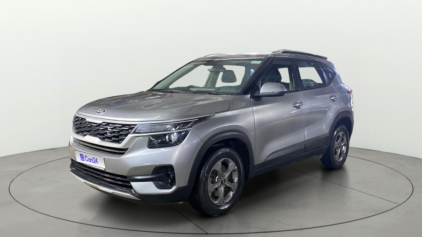 2019 KIA SELTOS HTK PLUS AT 1.5 DIESEL, Diesel, Automatic, 42,846 km, Left Front Diagonal