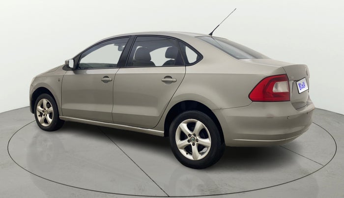 2012 Skoda Rapid ELEGANCE 1.6 TDI CR MT, Diesel, Manual, 99,273 km, Left Back Diagonal