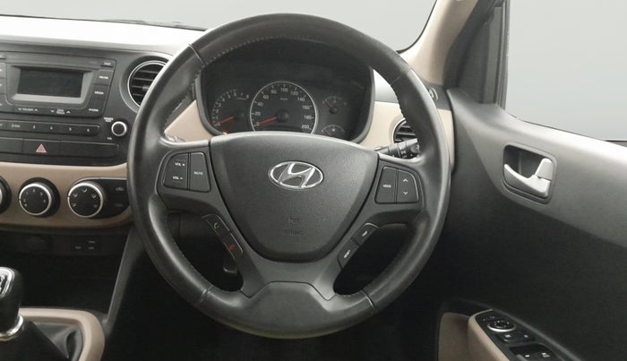 2016 Hyundai Grand i10 ASTA (O) 1.2 KAPPA VTVT, Petrol, Manual, 96,386 km, Steering Wheel Close Up