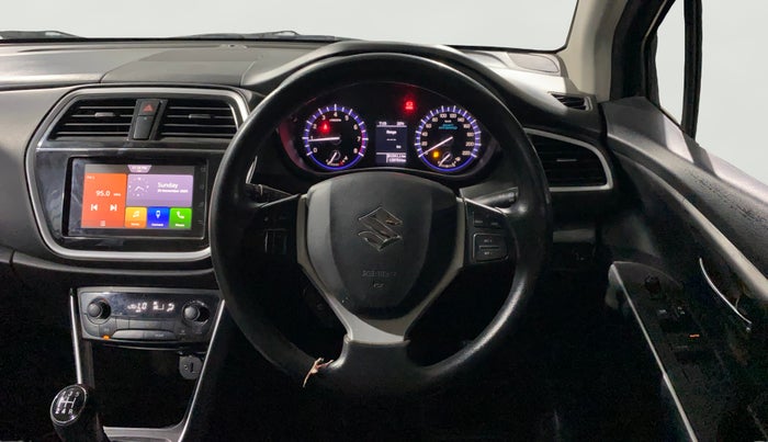 2020 Maruti S Cross ZETA 1.5, Petrol, Manual, 1,29,736 km, Steering Wheel Close Up