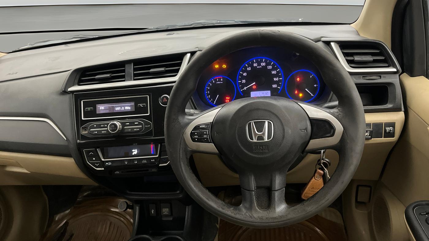 2017 Honda Amaze 1.2L I-VTEC S OPT, CNG, Manual, 75,301 km, Steering Wheel Close Up