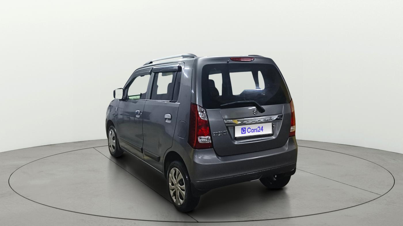 2017 Maruti Wagon R 1.0 VXI, Petrol, Manual, 1,17,308 km, Left Back Diagonal