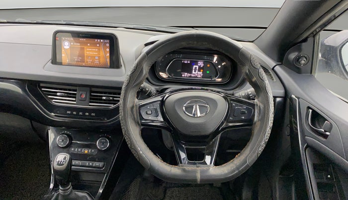 2022 Tata NEXON XZ PLUS (O) PETROL DARK EDITION, Petrol, Manual, 65,698 km, Steering Wheel Close Up