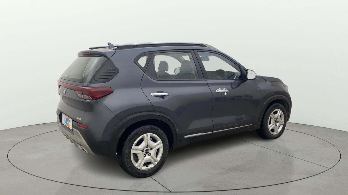 2020 KIA SONET HTX 1.0 IMT, Petrol, Manual, 14,463 km, Right Back Diagonal