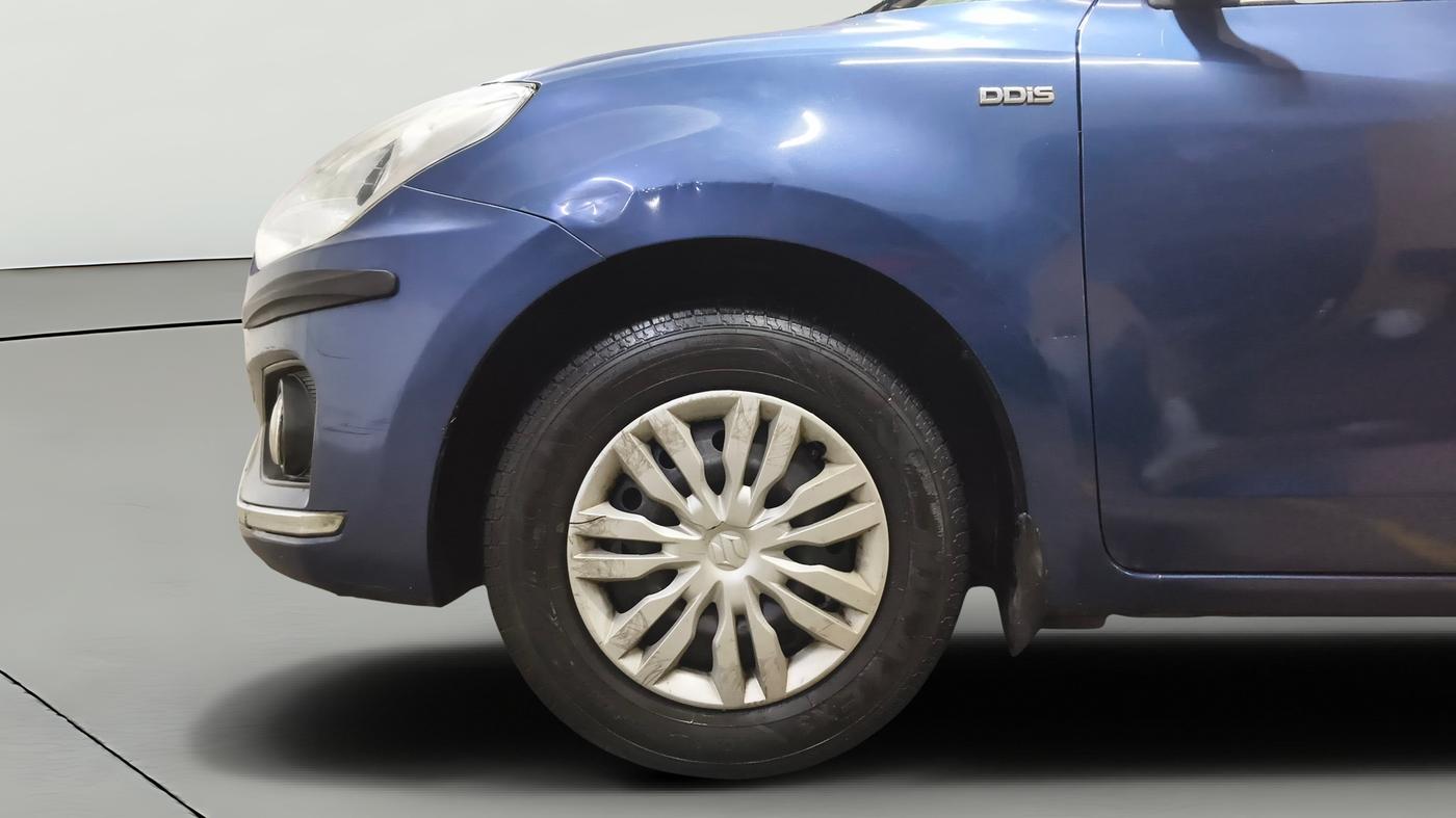 2017 Maruti Dzire VDI AMT, Diesel, Automatic, 82,938 km, Left Front Wheel