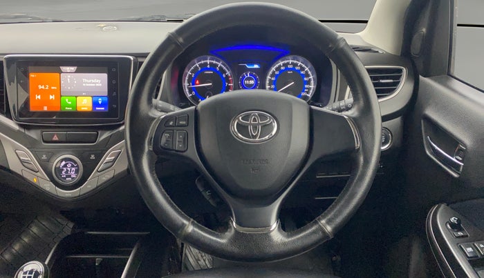 2021 Toyota Glanza G, Petrol, Manual, 28,140 km, Steering Wheel Close Up