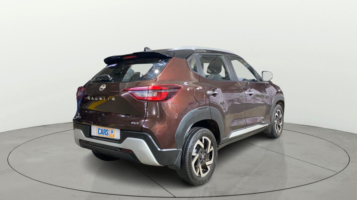 2021 Nissan MAGNITE XV TURBO CVT DUAL TONE, Petrol, Automatic, 1,03,033 km, Right Back Diagonal