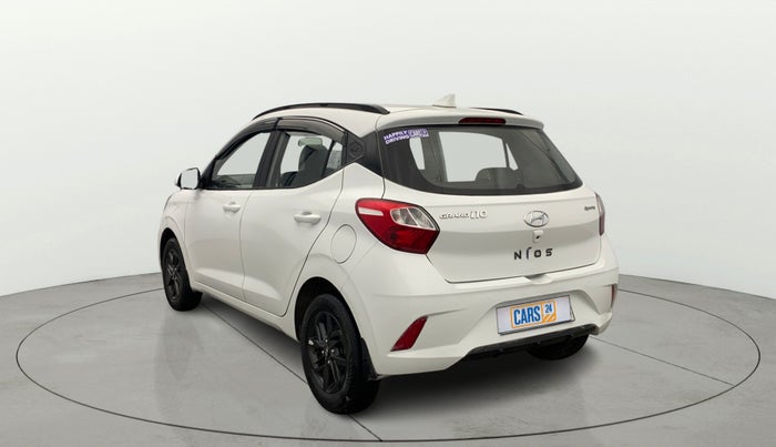 2020 Hyundai GRAND I10 NIOS SPORTZ AMT 1.2 KAPPA VTVT, Petrol, Automatic, 45,871 km, Left Back Diagonal