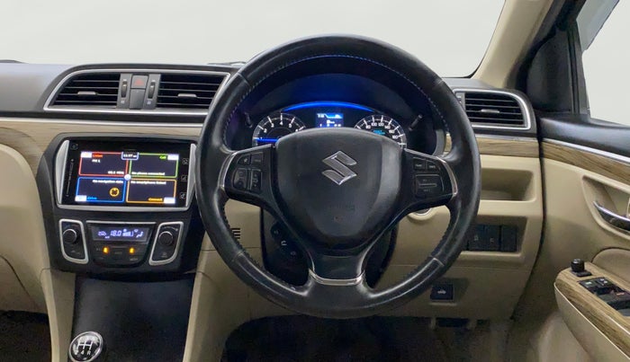 2019 Maruti Ciaz ALPHA 1.5 SHVS PETROL, Petrol, Manual, 72,030 km, Steering Wheel Close Up