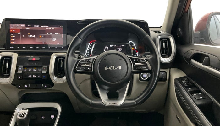 2021 KIA SONET HTX PLUS 1.0 IMT, Petrol, Manual, 43,591 km, Steering Wheel Close Up