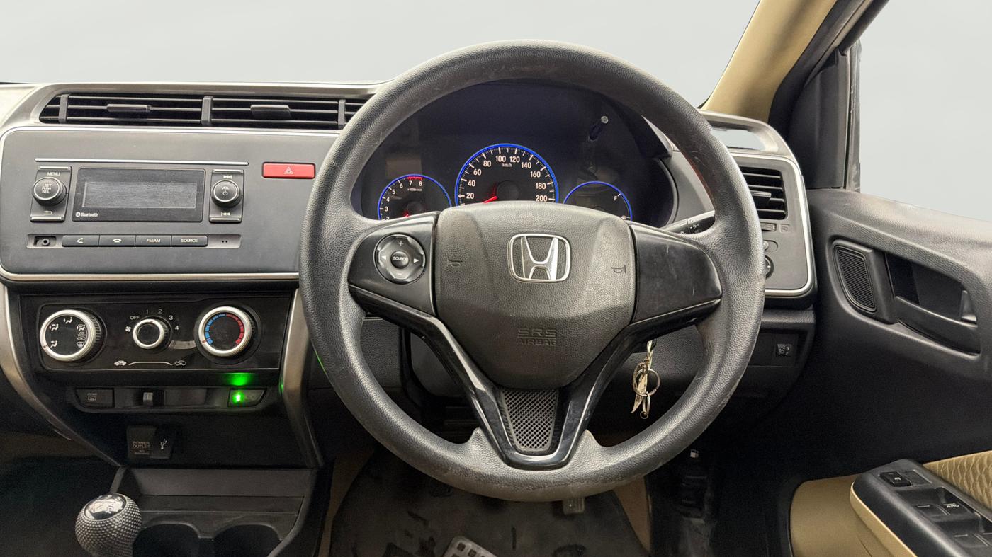 2014 Honda City 1.5L I-VTEC S MT, Petrol, Manual, 35,595 km, Steering Wheel Close Up