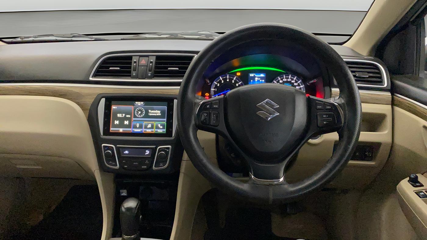 2023 Maruti Ciaz ZETA AT 1.5  SHVS PETROL, Petrol, Automatic, 20,729 km, Steering Wheel Close Up
