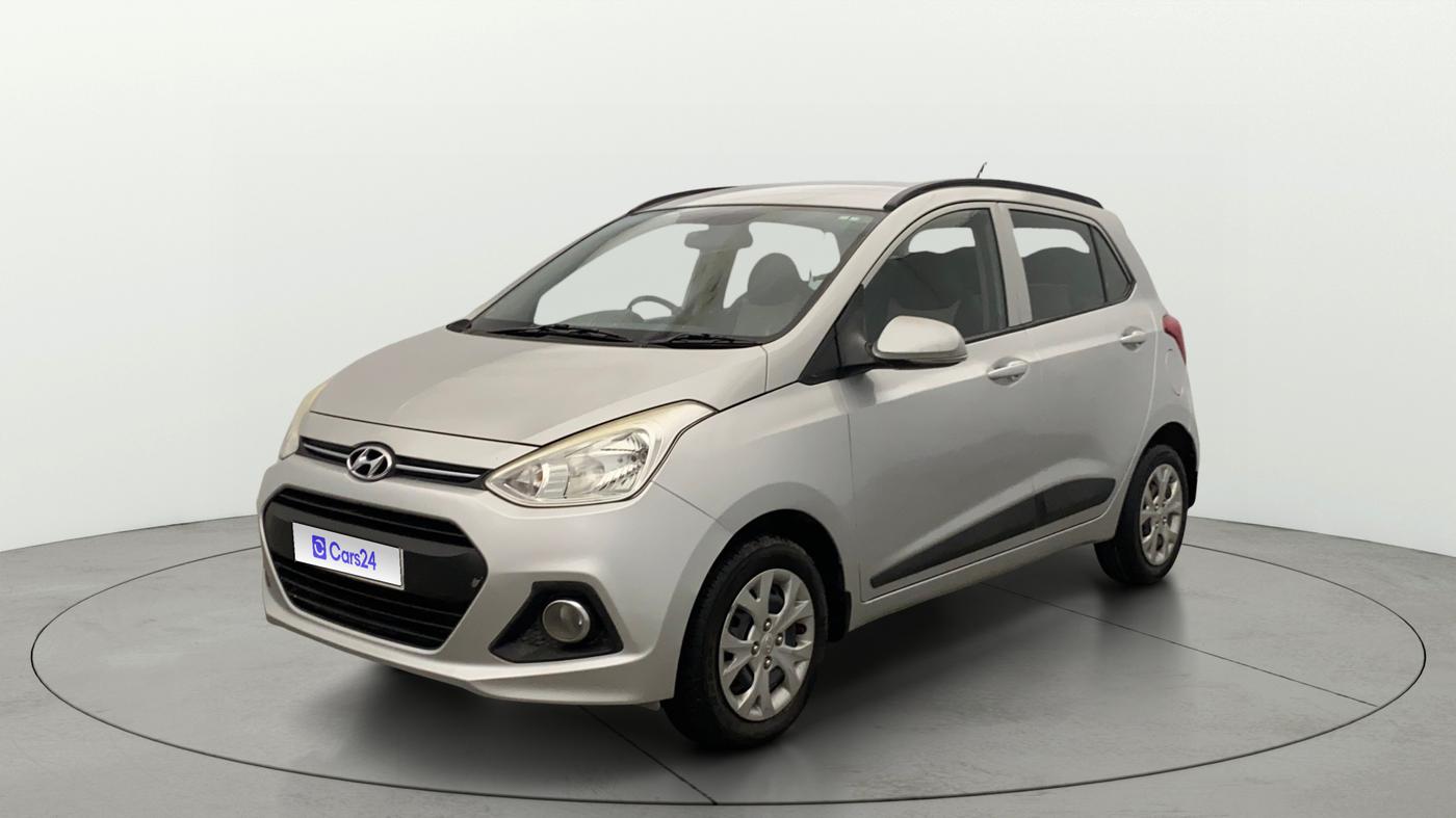 2016 Hyundai Grand i10 SPORTZ 1.2 KAPPA VTVT, Petrol, Manual, 23,734 km, Left Front Diagonal