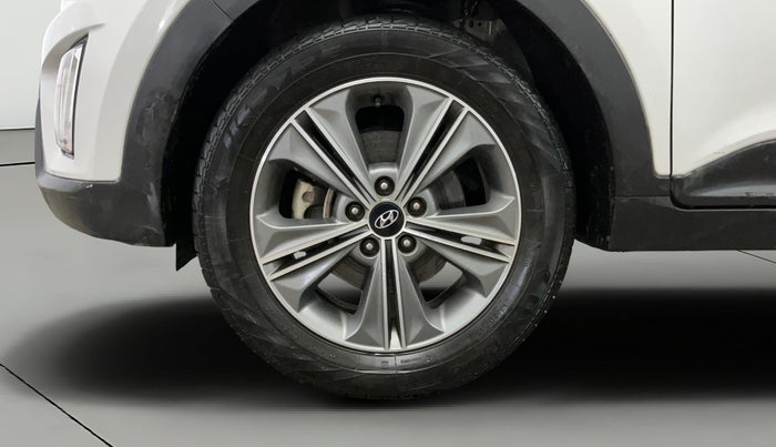 2018 Hyundai Creta SX PLUS AT 1.6 PETROL, Petrol, Automatic, 66,494 km, Left Front Wheel