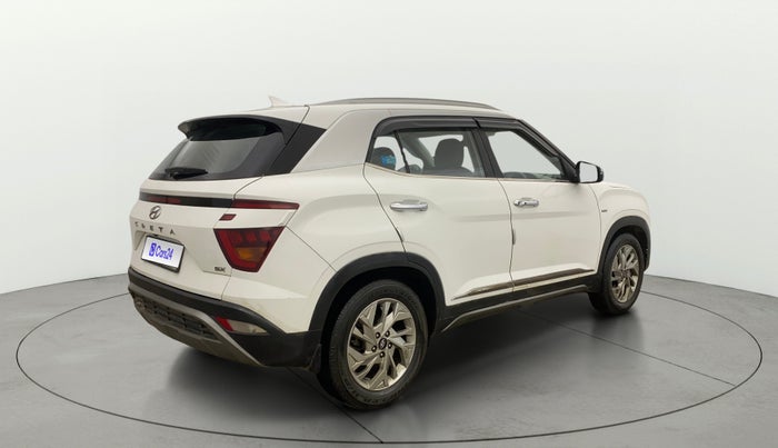 2020 Hyundai Creta SX IVT 1.5 PETROL, Petrol, Automatic, 1,24,656 km, Right Back Diagonal
