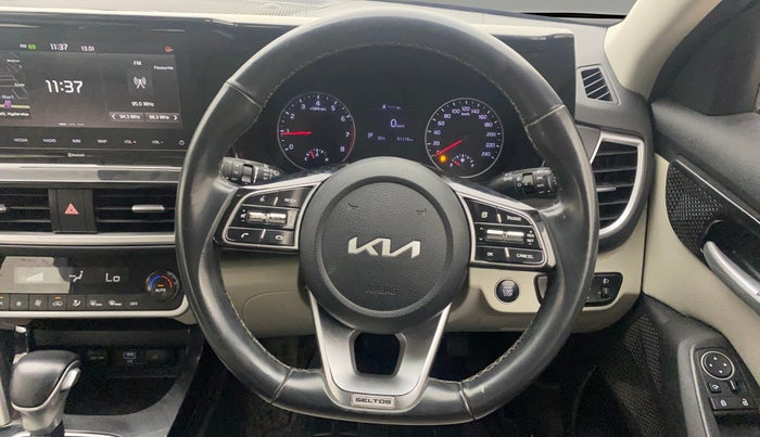 2021 KIA SELTOS HTX 1.5 CVT PETROL, Petrol, Automatic, 61,116 km, Steering Wheel Close Up