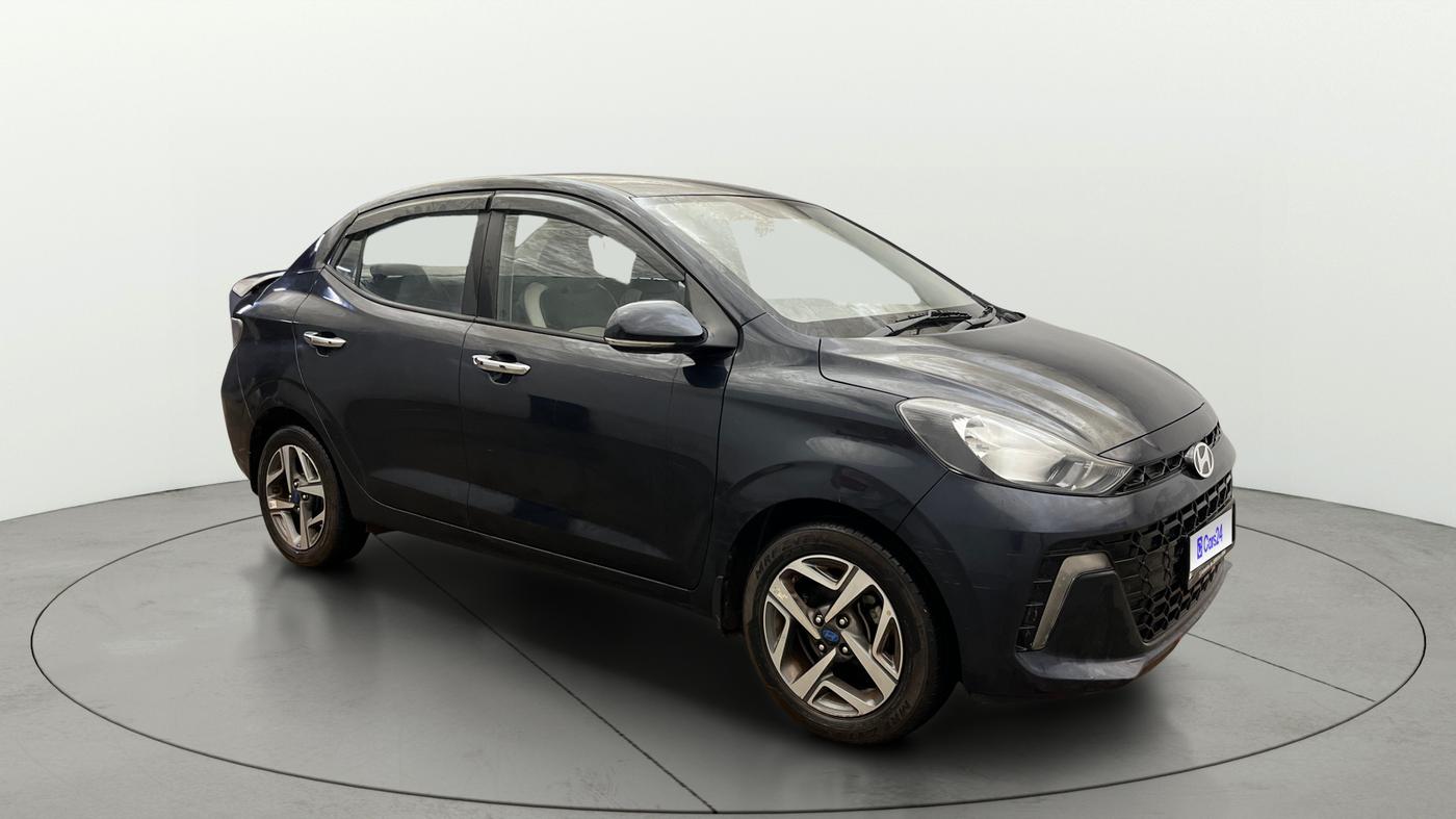 2024 Hyundai AURA SX 1.2 CNG, CNG, Manual, 57,922 km, Right Front Diagonal