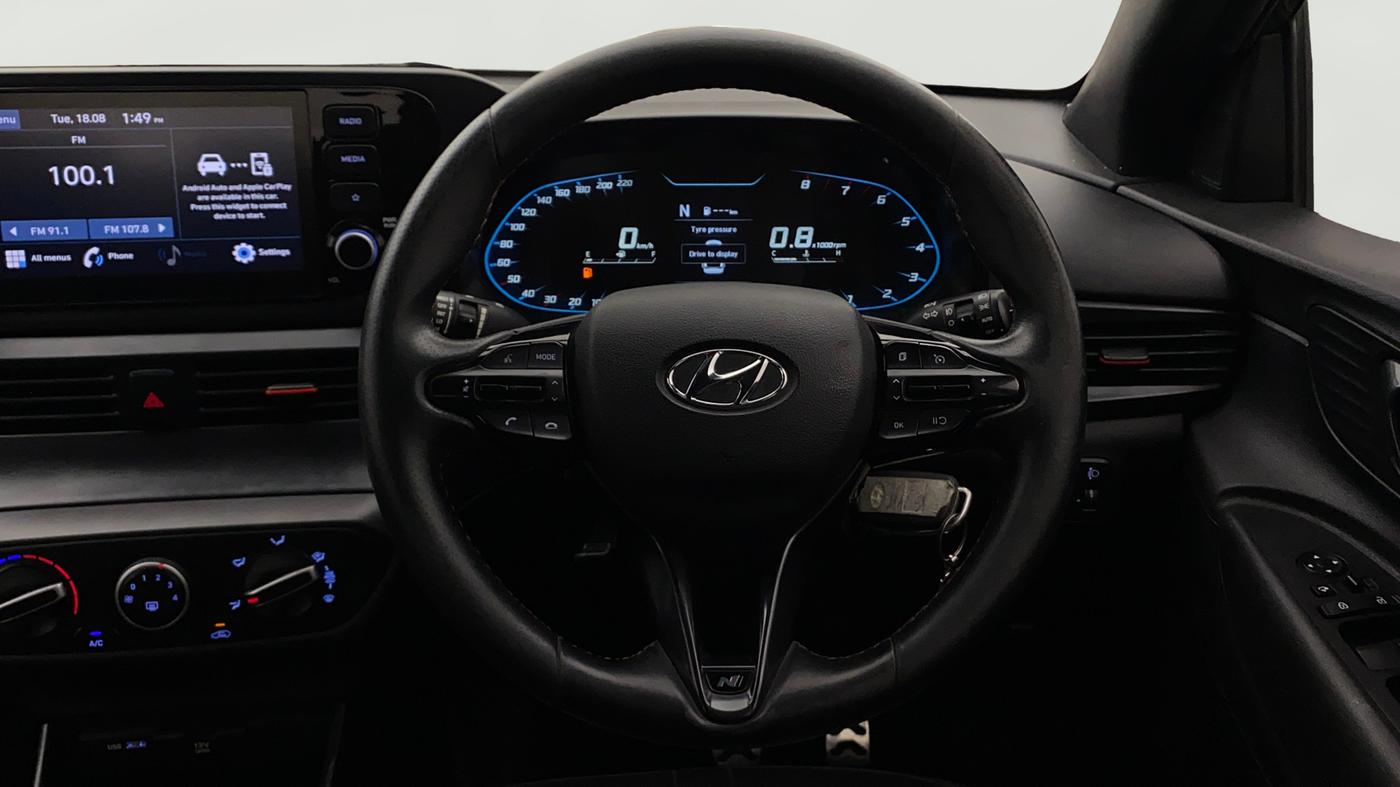 2023 Hyundai NEW I20 N LINE N6 1.0 TURBO GDI IMT, Petrol, Manual, 36,460 km, Steering Wheel Close Up