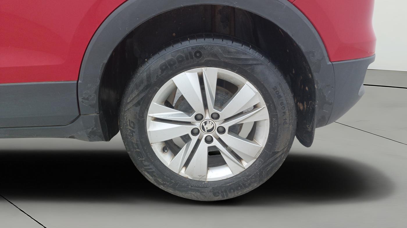 2021 Skoda KUSHAQ AMBITION 1.0L TSI AT, Petrol, Automatic, 70,775 km, Left Rear Wheel